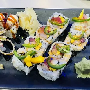 Our dinner, from the left: Rockstar, Honeymoon and Yachtsman