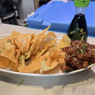 Tuna nachos