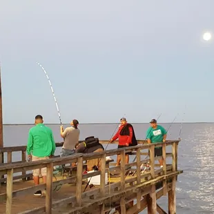 Fishing pier on Baffin Bay