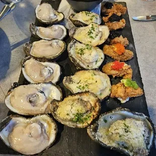shellfish, oysters and mussels, mussels, oysters, food