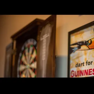 Darts in the game room