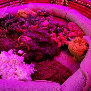 a plate of food