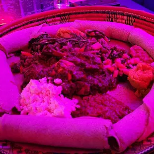 a plate of food