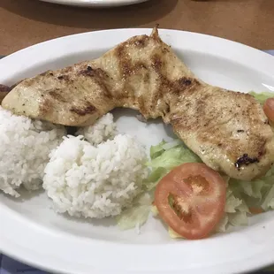 Pollo a la plancha lunch special