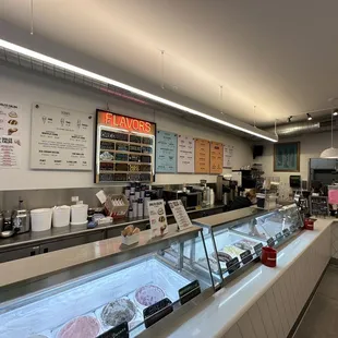 the inside of a restaurant