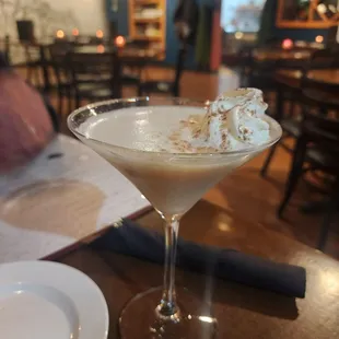 Creme brulee martini