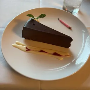 Flourless chocolate cake