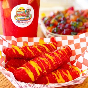 Fried Hot Cheeto Pickles