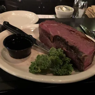 This was what they gave me for a 16oz prime rib. It's Huge! Bigly even! Very tasty.