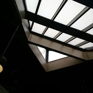 They have a nice atrium in the dining room.