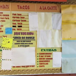 Menu. December 2023.