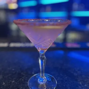 Watermelon lemon drop ( I asked for a tahin rim)