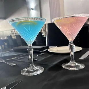 Ocean fog cocktail, and watermelon martini they were amazing!