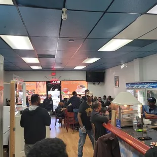 a large group of people