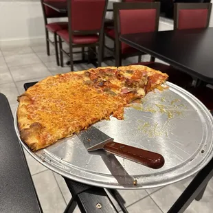 Half eaten solo pie.