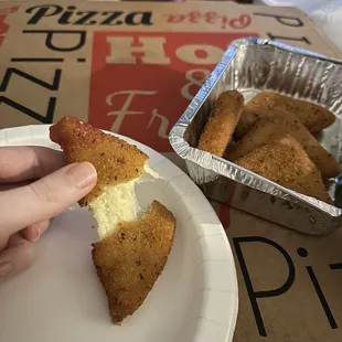 Provolone Wedges
