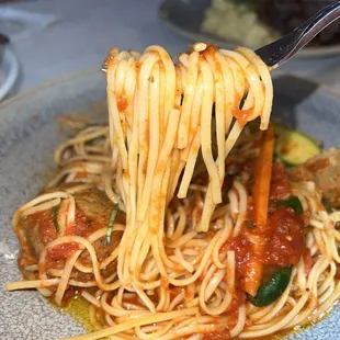 Linguini with meat balls