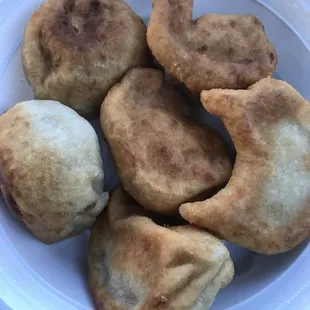 Fried dumplings - too soggy, bland &amp; flavorless
