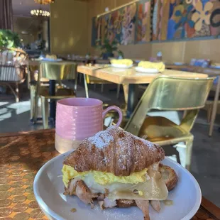 Maple Croissant Breakfast Sandwich
