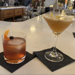 Boilerplate Old Fashioned &amp; Lemon Drop Martini