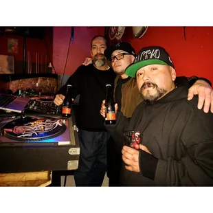Playing Records for the night. #souldriverz crew
