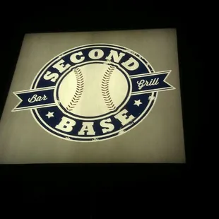 The sign out in the front, street-side.