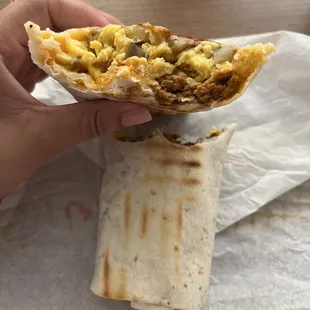 Breakfast burrito