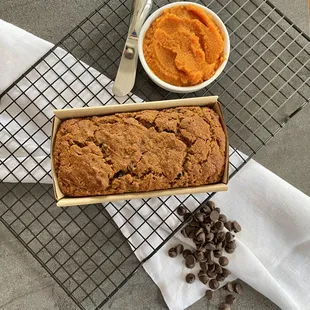 Chocolate Pumpkin Banana loaf