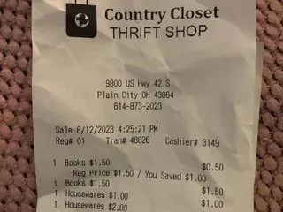 Country Closet Thrift Shop