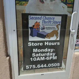 Store hours