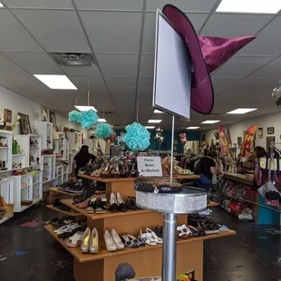 Inside the store