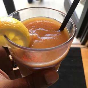 Bourbon slushy