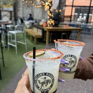 Margarita with tajin rim