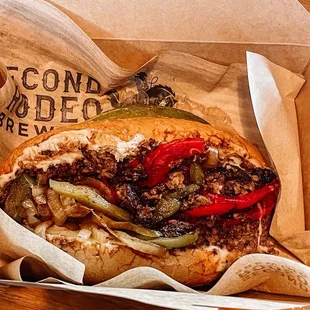 Another Philly cheesesteak