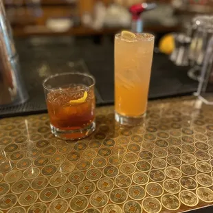 Old Fashion and Summer Cocktail