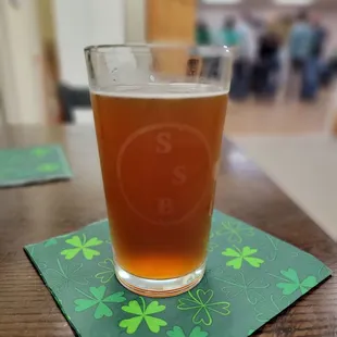 Luck of the Irish beer. Happy St. Patrick's day.  This beer is soooo good!