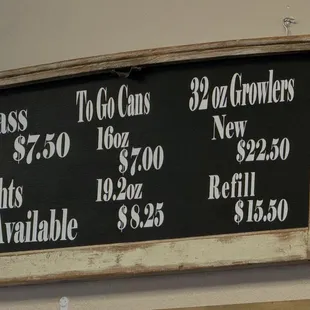 Prices