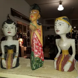 Beautiful carved figures