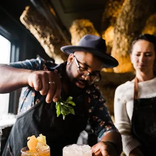 Hand-crafted cocktails