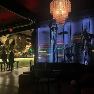 Inside lounge seating