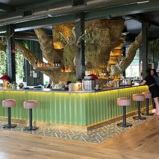 The bar with a tree in it