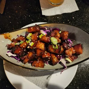 Pork belly bites