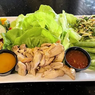 Teriyaki Chicken Lettuce Wraps