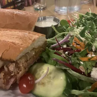 Cubano with side salad