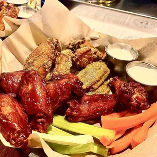 6 BBQ 6 Green Chilies Wangs