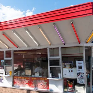 the outside of the store