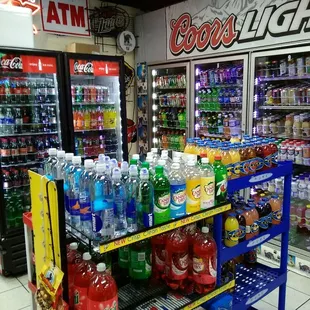 Cold drinks ...