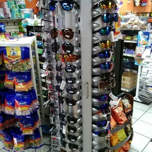 Polarized sunglasses.