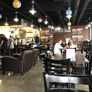 Main seating area