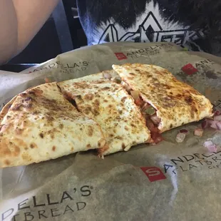 Chicken fajita quesadilla